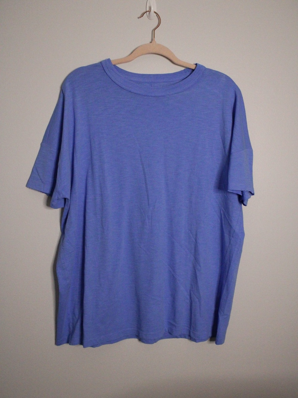 aerie Women's Short Sleeve Crew Tee - Periwinkle Blue